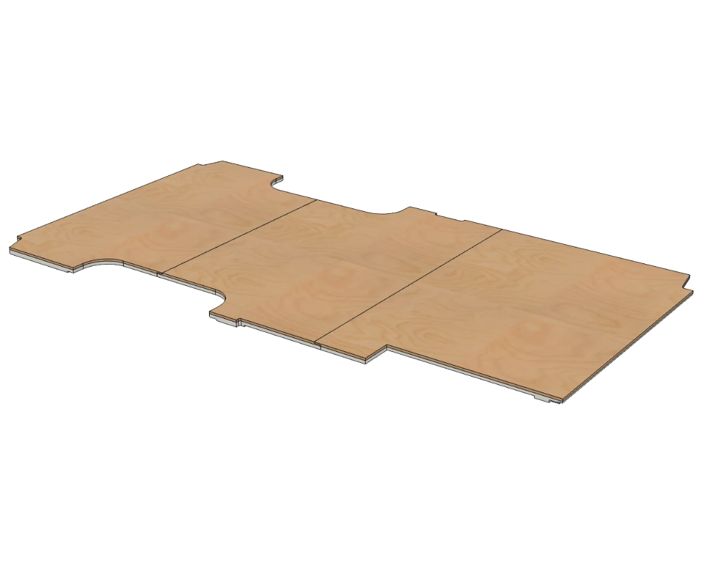 2015+ Mercedes Sprinter Subfloor (Baltic Birch) 144" Wheelbase