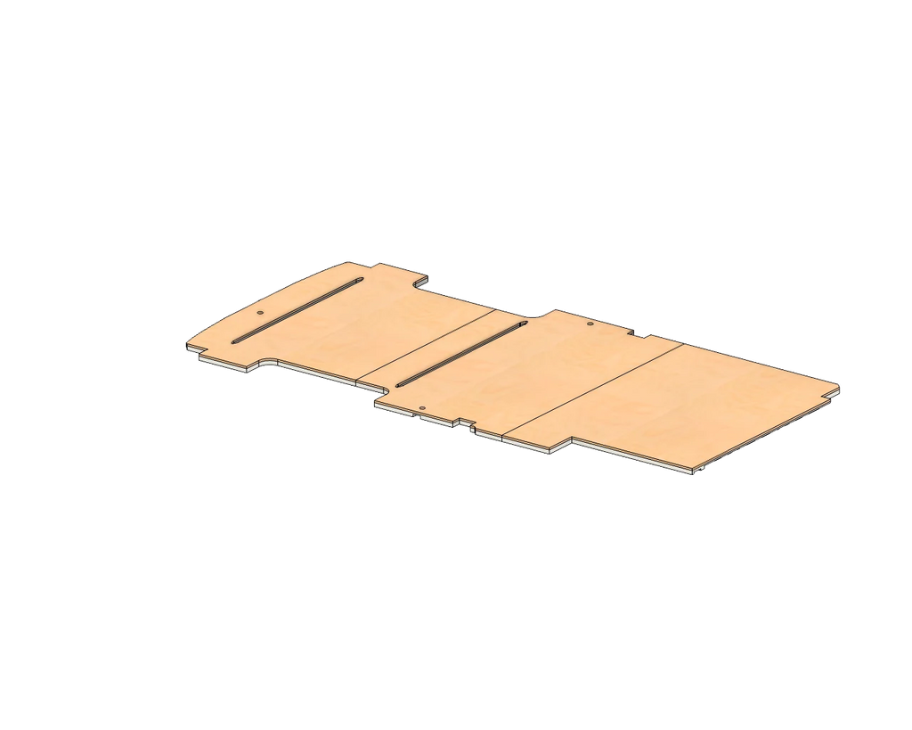 2015+ Ford Transit 250 High Roof Subfloor (Baltic Birch) 148" Wheelbase