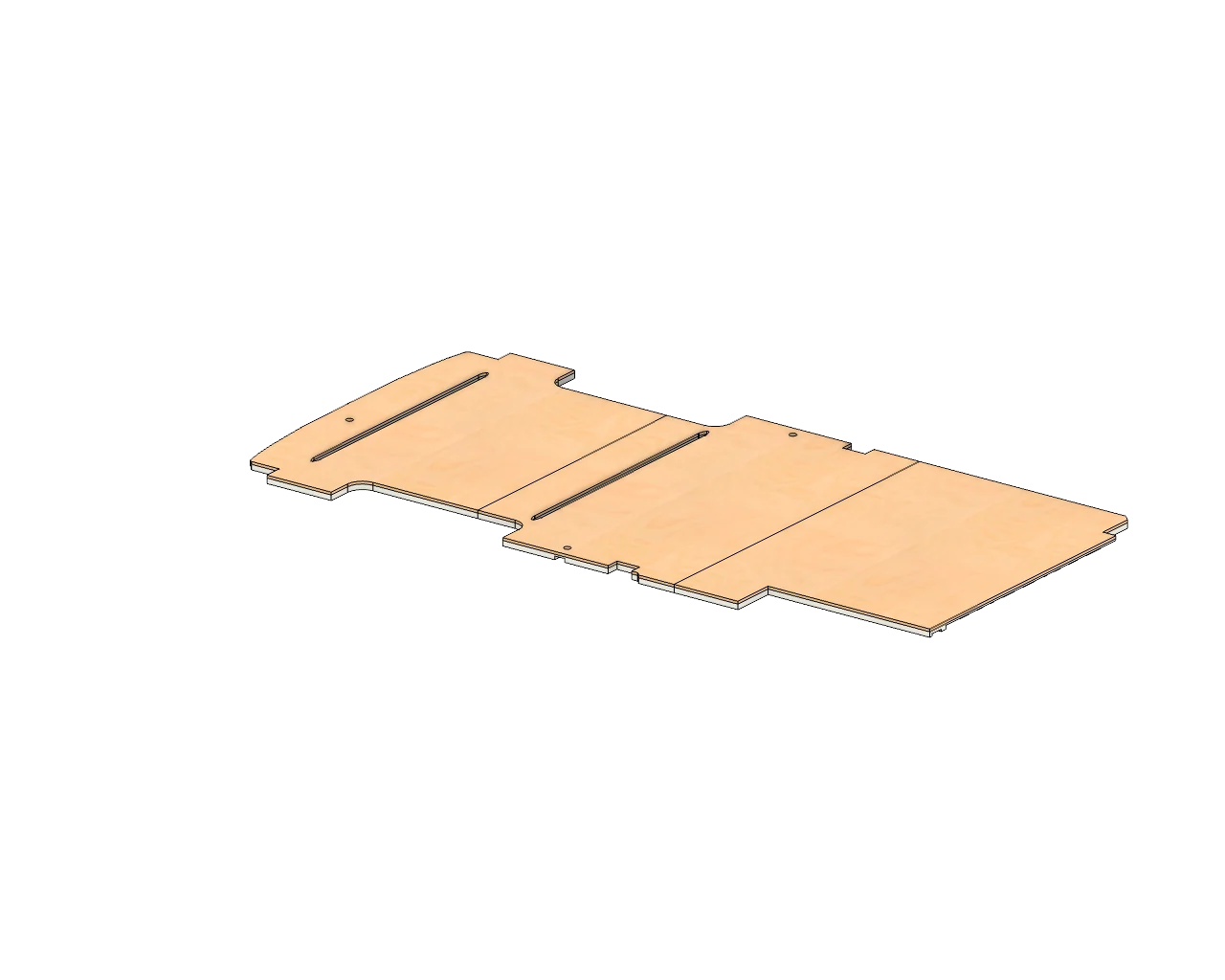 2015+ Ford Transit 250 High Roof Subfloor (Baltic Birch) 148" Wheelbase